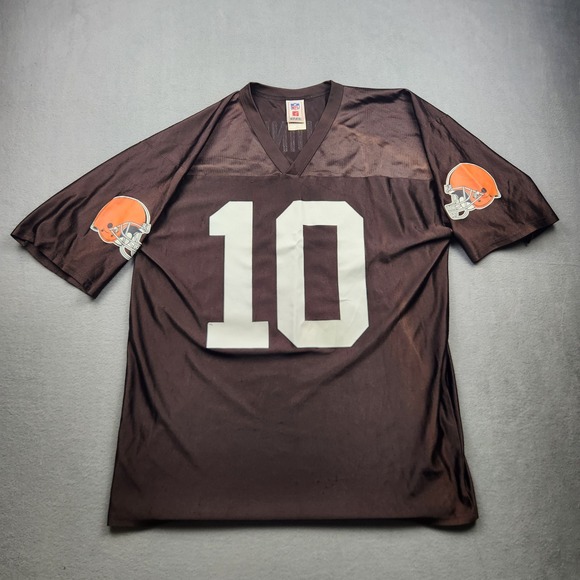 NFL Players Other - NFL Players Cleveland Browns Brady Quinn 10 Jersey‎ Mens Large Brown Football